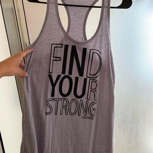 Motivational tank to workout in THE FITNESS TEE CO